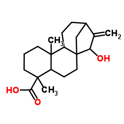 15-Hydroxykaur-16-en-18-oic acid Structure
