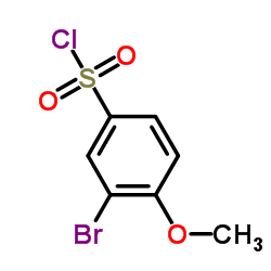 3-Bromo-4-methoxybenzenesulfonyl chloride Structure