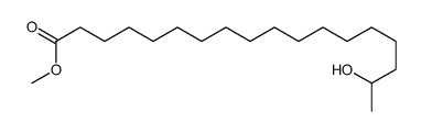17-Hydroxyoctadecanoic acid methyl ester结构式