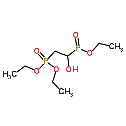 Diethyl {2-[ethoxy(oxido)phosphoranyl]-2-hydroxyethyl}phosphonate结构式