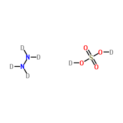 硫酸肼-D6结构式