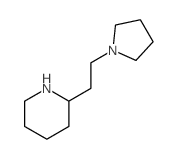 2-(2-吡咯烷-1-基乙基)哌啶结构式