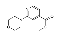 2-(4-吗啉)-吡啶-4-羧酸甲酯结构式