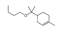 4-(2-butoxypropan-2-yl)-1-methylcyclohexene结构式