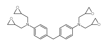 N,N,N,N,-四环氧丙基-4,4-二氨基二苯甲烷结构式