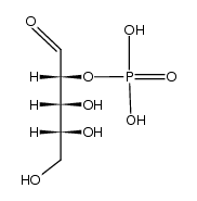 D-ribo-3,4,5-Trihydroxy-2-phosphonooxy-valeraldehyd结构式