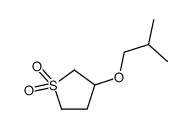 3-(2-methylpropoxy)thiolane 1,1-dioxide结构式