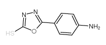 5-(4-氨基苯基)-1,3,4-恶二唑-2-硫醇结构式