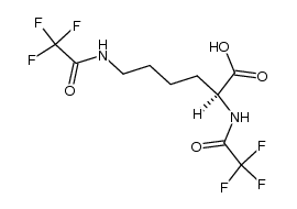 Nα,Nε-bis(trifluoroacetyl)-L-lysine结构式