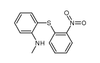 N-methyl-2-(2-nitro-phenylsulfanyl)-aniline结构式