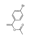 1-(4-bromophenyl)vinyl acetate结构式