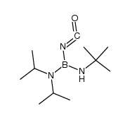 di-i-propylamino-t-butylamino-isocyanatoborane Structure