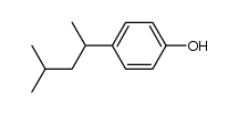 (+/-)-4-Hydroxy-1-(1.3-dimethyl-butyl)-benzol Structure