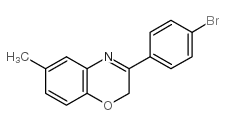 3-(4-溴苯基)-6-甲基-2H-1,4-苯并噁嗪结构式