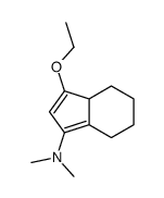 4H-Inden-1-amine,3-ethoxy-3a,5,6,7-tetrahydro-N,N-dimethyl-(9CI)结构式