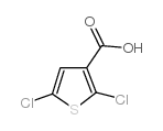 2,5-二氯-3-噻吩甲酸结构式