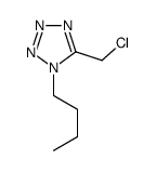 1-丁基-5-(氯甲基)-1H-四唑结构式
