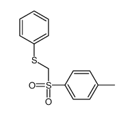 1-methyl-4-(phenylsulfanylmethylsulfonyl)benzene结构式