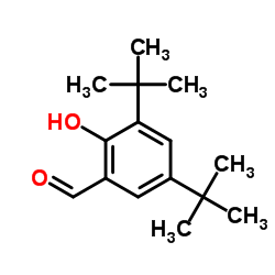 3,5-Di-tert-butyl-2-hydroxybenzaldehyde Structure