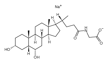 glycohyodeoxycholic acid sodium salt结构式