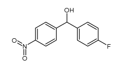 (4-fluorophenyl)(4-nitrophenyl)methanol Structure