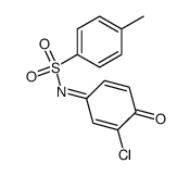 N-p-tolylsulfonyl-2-chloro-1,4-benzoquinone imine结构式