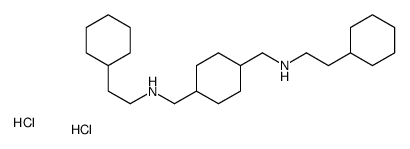 2-cyclohexyl-N-[[4-[(2-cyclohexylethylamino)methyl]cyclohexyl]methyl]ethanamine,dihydrochloride结构式
