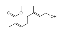 methyl 8-hydroxy-2,6-dimethylocta-2,6-dienoate Structure