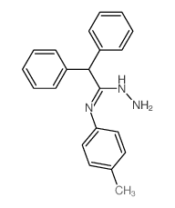 N-amino-N-(4-methylphenyl)-2,2-diphenyl-ethanimidamide结构式