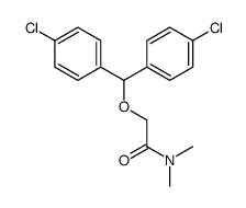 2-[bis(4-chlorophenyl)methoxy]-N,N-dimethylacetamide Structure