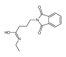 4-(1,3-dioxoisoindol-2-yl)-N-ethylbutanamide结构式