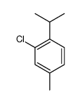 2-chloro-4-methyl-1-propan-2-ylbenzene结构式