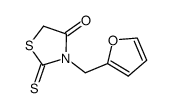3-(2-呋喃甲基)-2-亚磺酰基噻唑烷-4-酮结构式