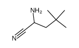 3,3-dimethylbutanal aminonitrile Structure