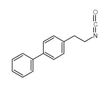 2-(4-联苯)异氰酸乙酯结构式