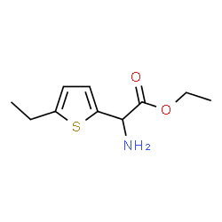2-Thiopheneaceticacid,alpha-amino-5-ethyl-,ethylester(9CI) Structure