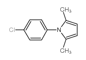 1-(4-氯苯基)-2,5-二甲基吡咯结构式