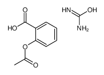 2-acetyloxybenzoic acid,urea Structure