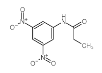N-(3,5-dinitrophenyl)propanamide Structure