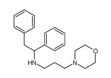 N-(1,2-diphenylethyl)-3-morpholin-4-ylpropan-1-amine结构式