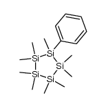 nonamethylphenylcyclopentasilan结构式