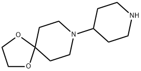 8-(4-piperidinyl)-1,4-dioxa-8-azaspiro[4.5]decane结构式
