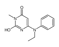6-(N-ethylanilino)-3-methyl-1H-pyrimidine-2,4-dione Structure