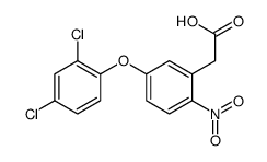 2-[5-(2,4-dichlorophenoxy)-2-nitrophenyl]acetic acid Structure