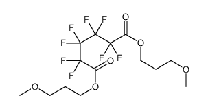 bis(3-methoxypropyl) 2,2,3,3,4,4,5,5-octafluorohexanedioate Structure