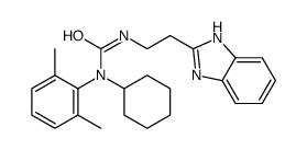 Urea, N-[2-(1H-benzimidazol-2-yl)ethyl]-N-cyclohexyl-N-(2,6-dimethylphenyl)- (9CI) Structure