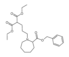 [3-(2-benzyloxycarbonyl-azepan-1-yl)-propyl]-malonic acid diethyl ester Structure