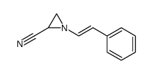1-styryl-aziridine-2-carbonitrile结构式