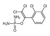 1,2-dichloro-3-(2,2-dichloro-1-diaminophosphoryloxyethenyl)benzene Structure