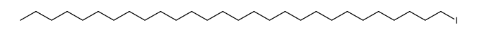 octacosanol iodide Structure